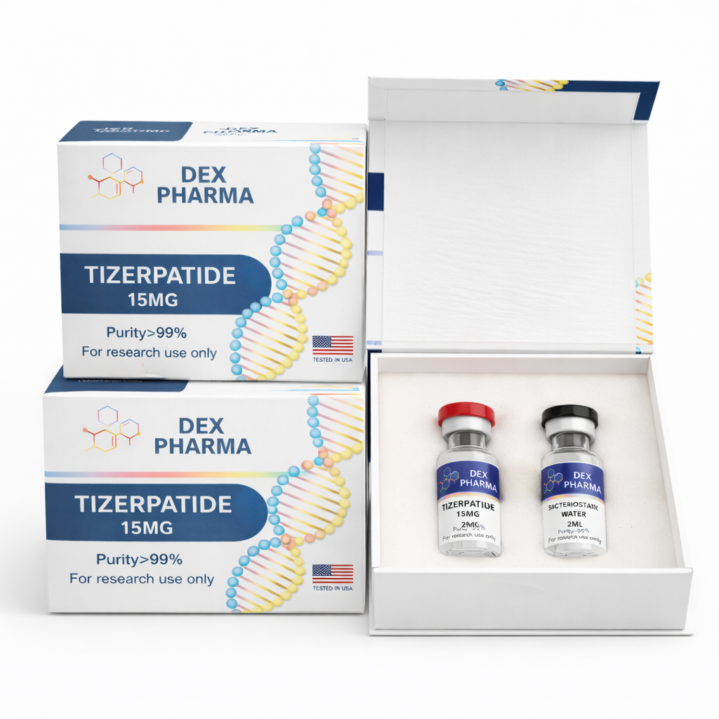 TIZERPATIDE 15MG - 4 FRASCOS + DILUENTE