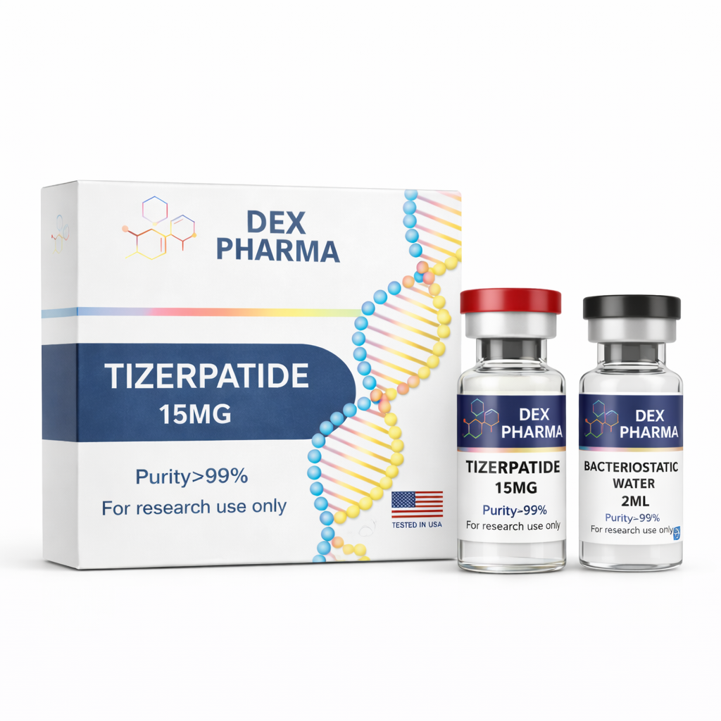 TIZERPATIDE 15MG - 4 FRASCOS + DILUENTE